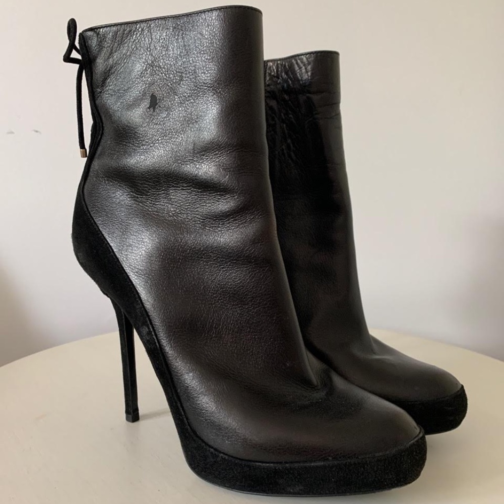 Black Christian Dior Boots